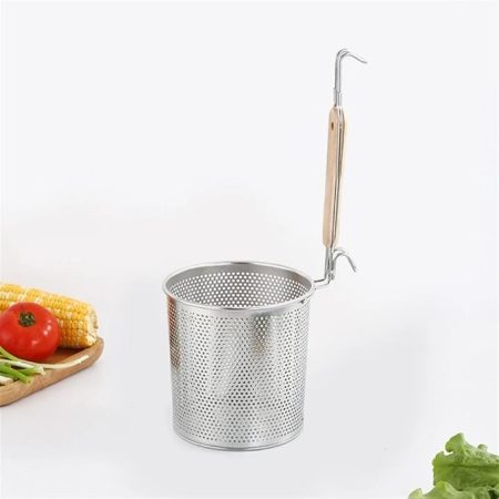 Mesh Strainers 1PCS Mini Frying Basket Cooking ​Colander Perfect for Straining Noodles French Fries Food Strainer(14cm)