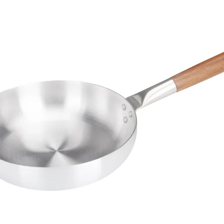 32cm Aluminium Medium Duty Frypan Wood Handle