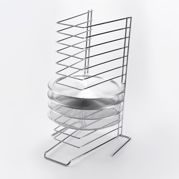 Pizza Pan Rack – 12 Slot Stand