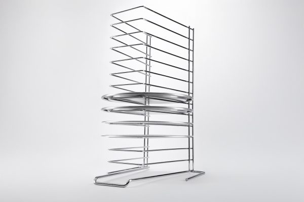 Pizza Pan Rack – 12 Slot Stand - Image 3