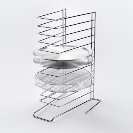 Pizza Pan Rack – 11 Slot Stand