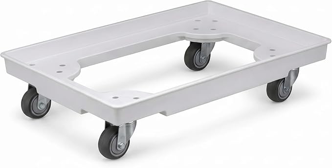 Heavy Duty Pizza Dough Box Dolly, Rolling Trolley for 60 x 40cm - Image 3