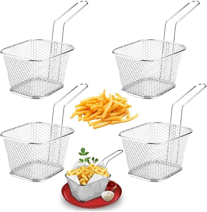 Special Offer ! 4 Pack Mini Fryer Baskets