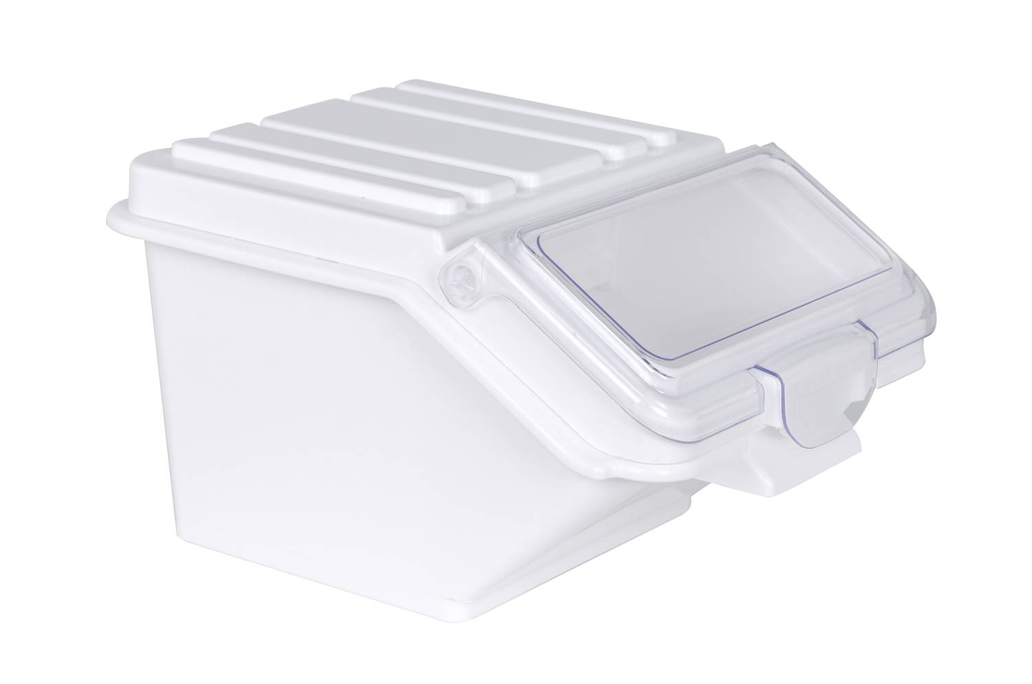 10L Mobile Ingredient Bin, Commercial Movable Rice/Sugar/Flour Bin with Slip lid - Image 2