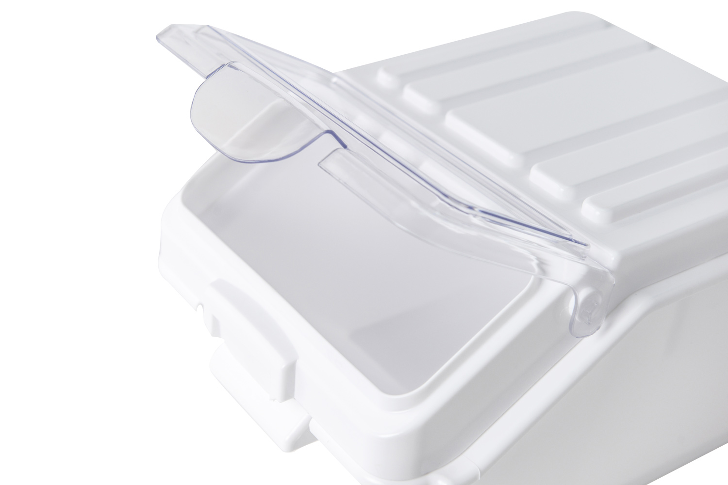 10L Mobile Ingredient Bin, Commercial Movable Rice/Sugar/Flour Bin with Slip lid - Image 3