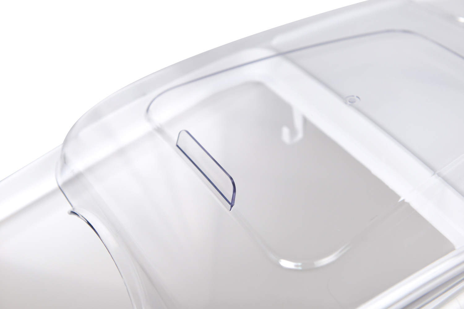 Mobile Ingredient Bin 81 litre Transparent lid, large Ingredient Storage Container with Scoop and Wheels - Image 5