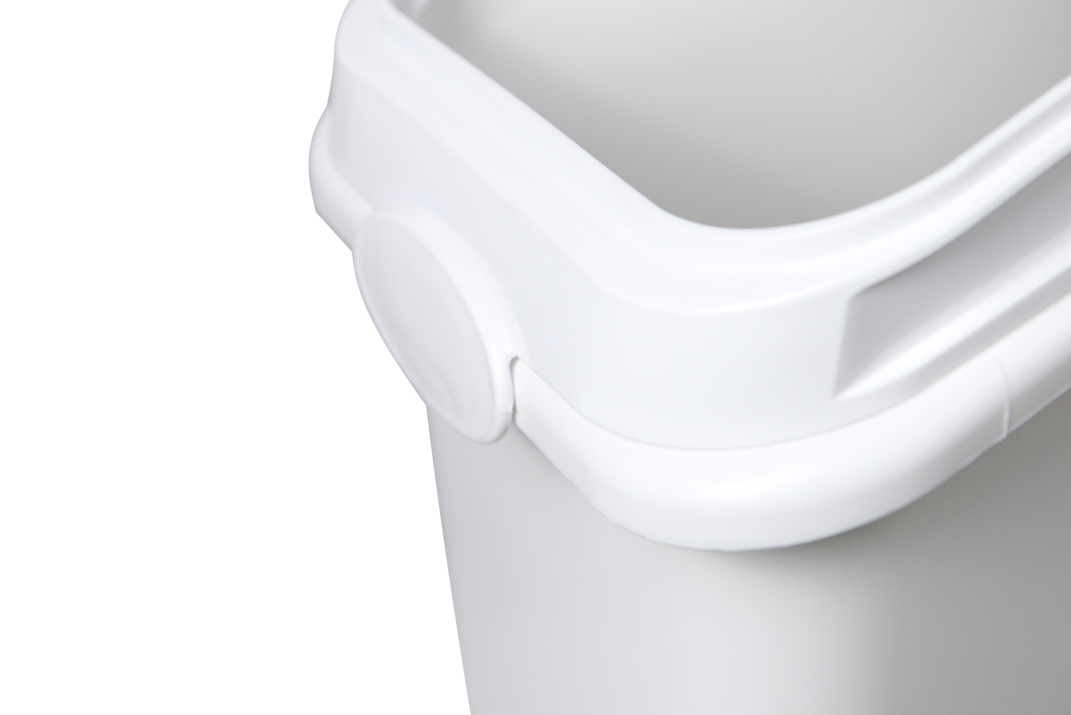 Mobile Ingredient Bin 81 litre Transparent lid, large Ingredient Storage Container with Scoop and Wheels - Image 4