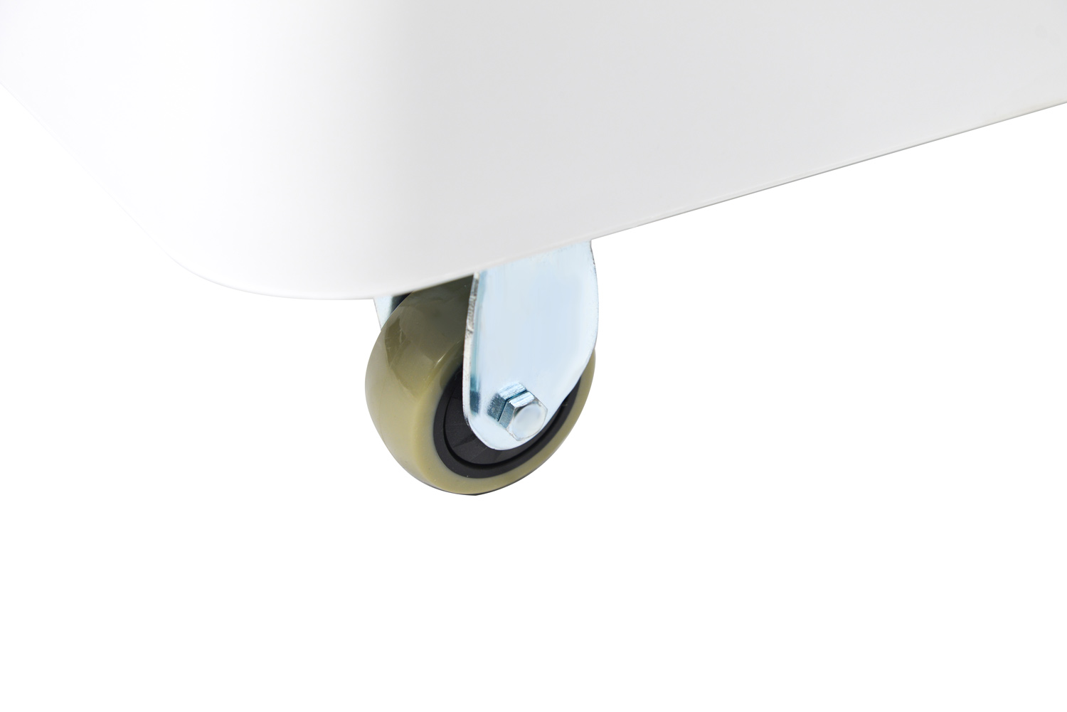 Mobile Ingredient Bin 81 litre Transparent lid, large Ingredient Storage Container with Scoop and Wheels - Image 3