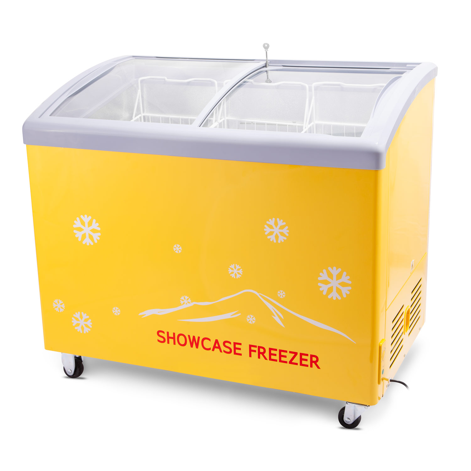 Chest Freezer with Sliding Glass Top