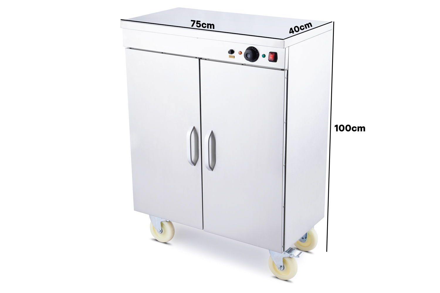 Ace Double Door Hot Cupboard / Plate Warmer