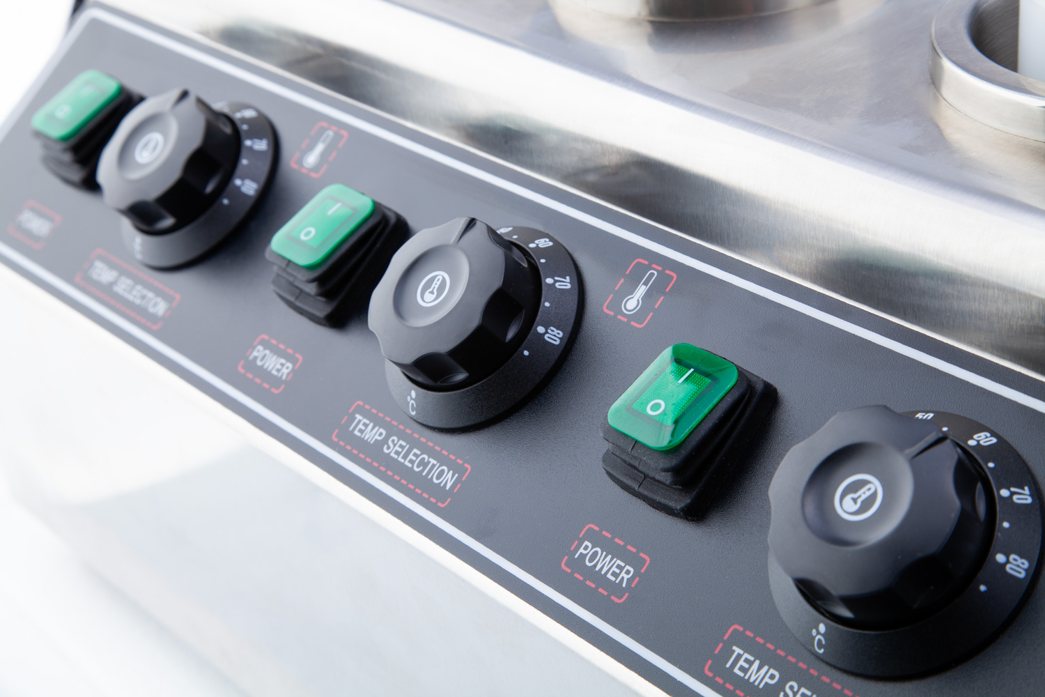 Commercial 3 Bottle Electric Sauce Warmer Hot Chocolate Heating Machine - Image 3