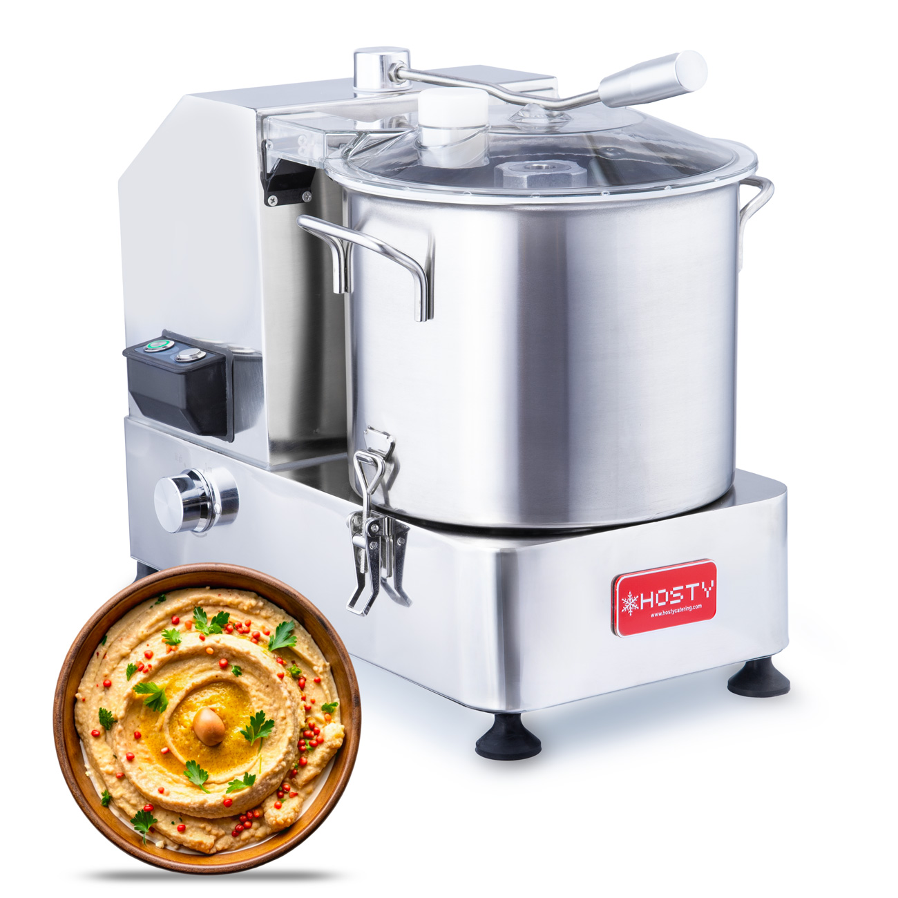 Hummus Maker, 9L Large Capacity Mixer, Chopper, Slicer
