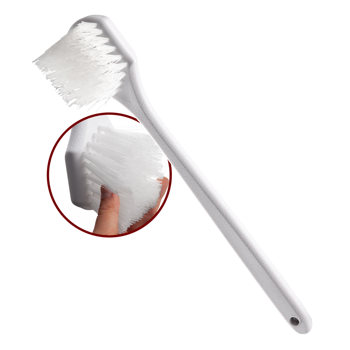 HENNY PENNY PRESSURE FRYER CLEANING GONG BRUSH WHITE HANDLE