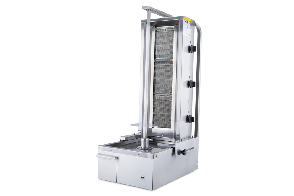 HOSTY 3 Burner Slim Kebab Machine / NATURAL GAS - Image 4
