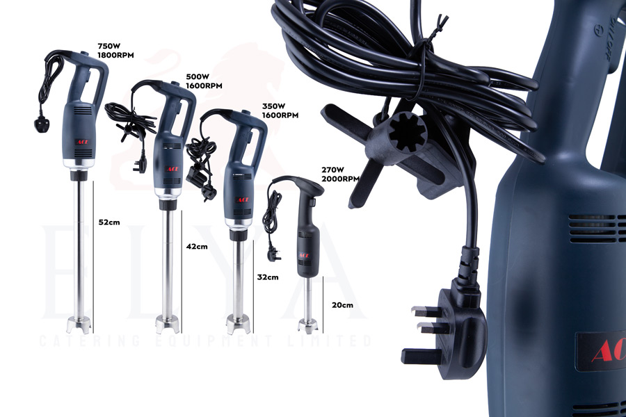 Commercial Stick Blender 200mm Shaft 270W - Image 4