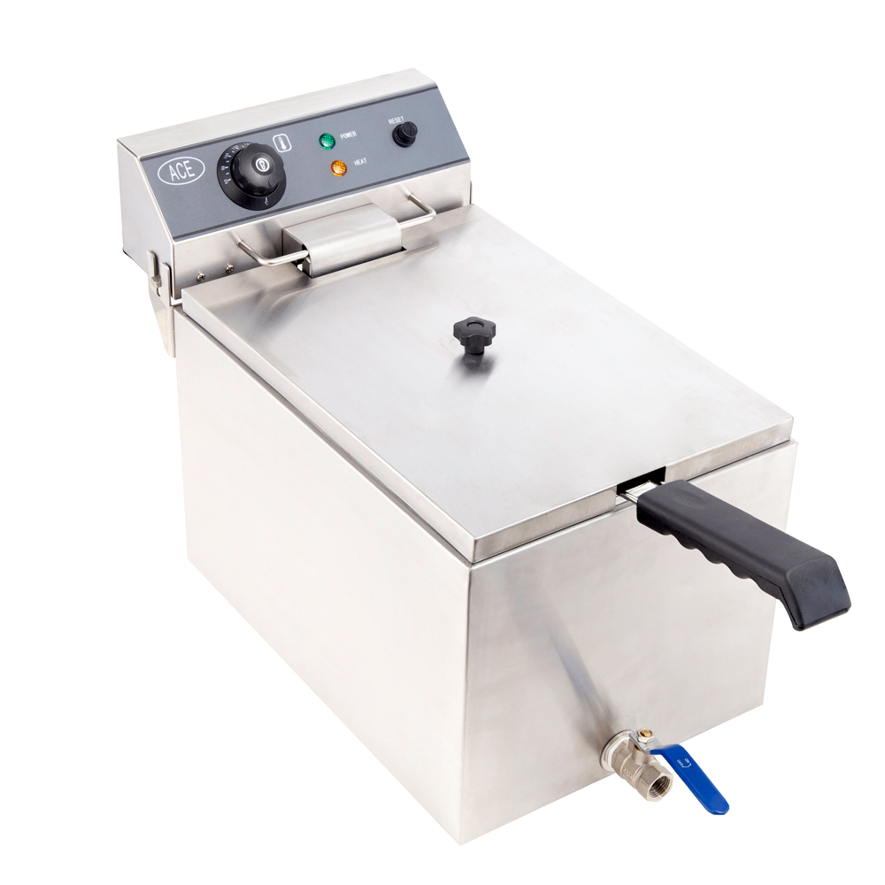 ACE 17L Single Fryer with Drain Tap - Image 3