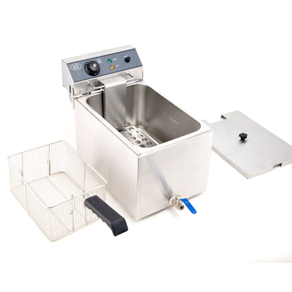 ACE 17L Single Fryer with Drain Tap - Image 2