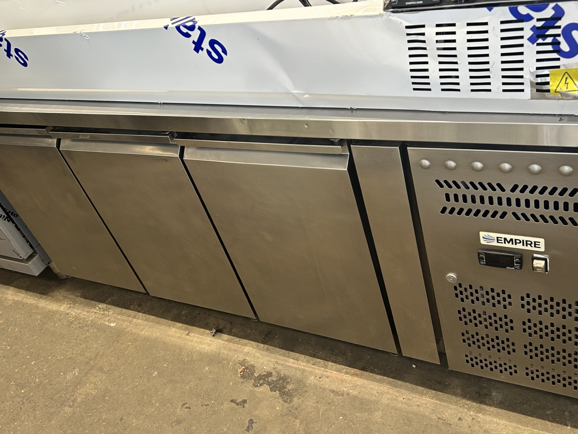 REFURBISHED Empire Stainless Steel Counter Prep Refrigerator - Image 2