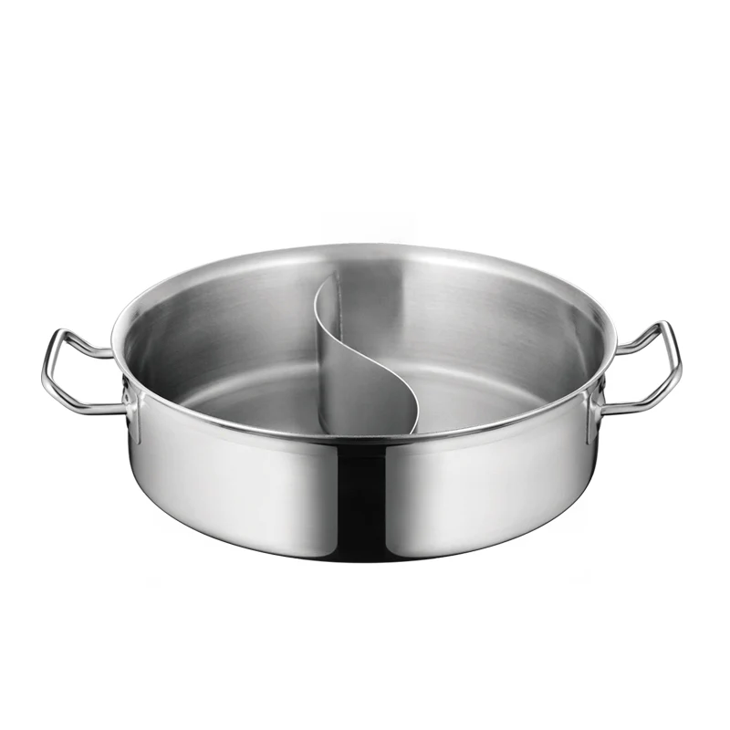 28cm Stainless Steel 2 Division Casserole