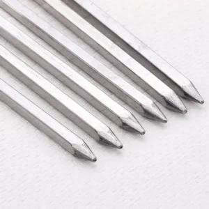 24" Square Kebab Skewer 8mm Stainless Steel